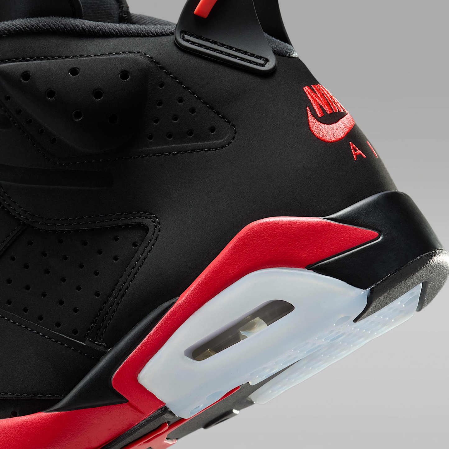 Air Jordan 6 Retro Herrenschuh – Schwarz/Light Crimson