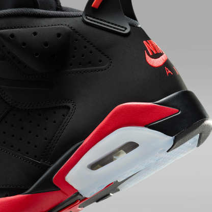 Air Jordan 6 Retro Herrenschuh – Schwarz/Light Crimson