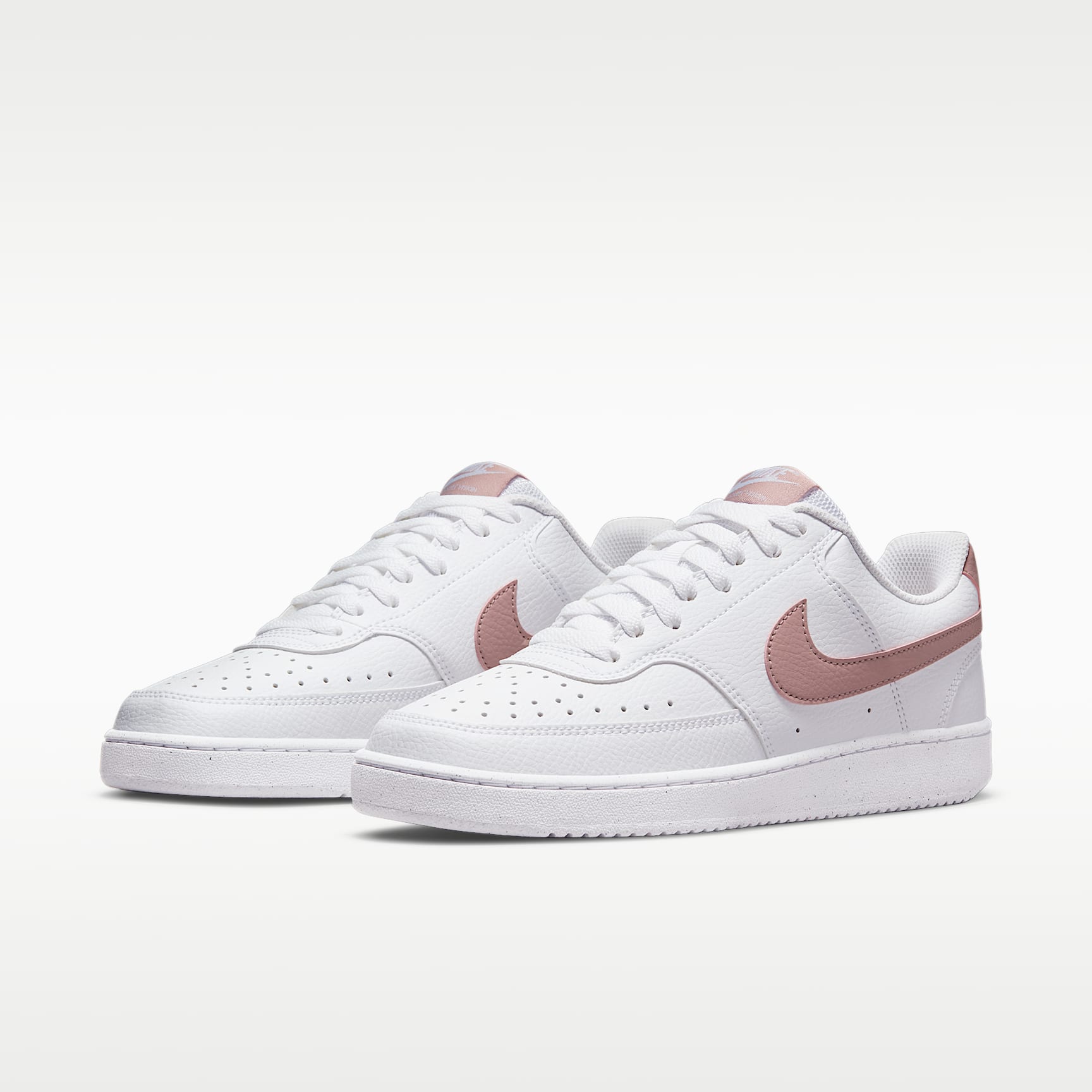 Nike Court Vision Low Next Nature Schuh (Damen) – Weiß/Pink Oxford
