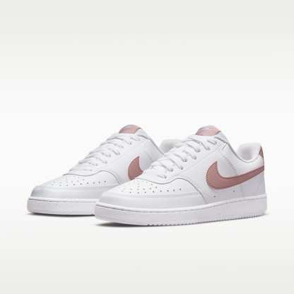 Nike Court Vision Low Next Nature Schuh (Damen) – Weiß/Pink Oxford