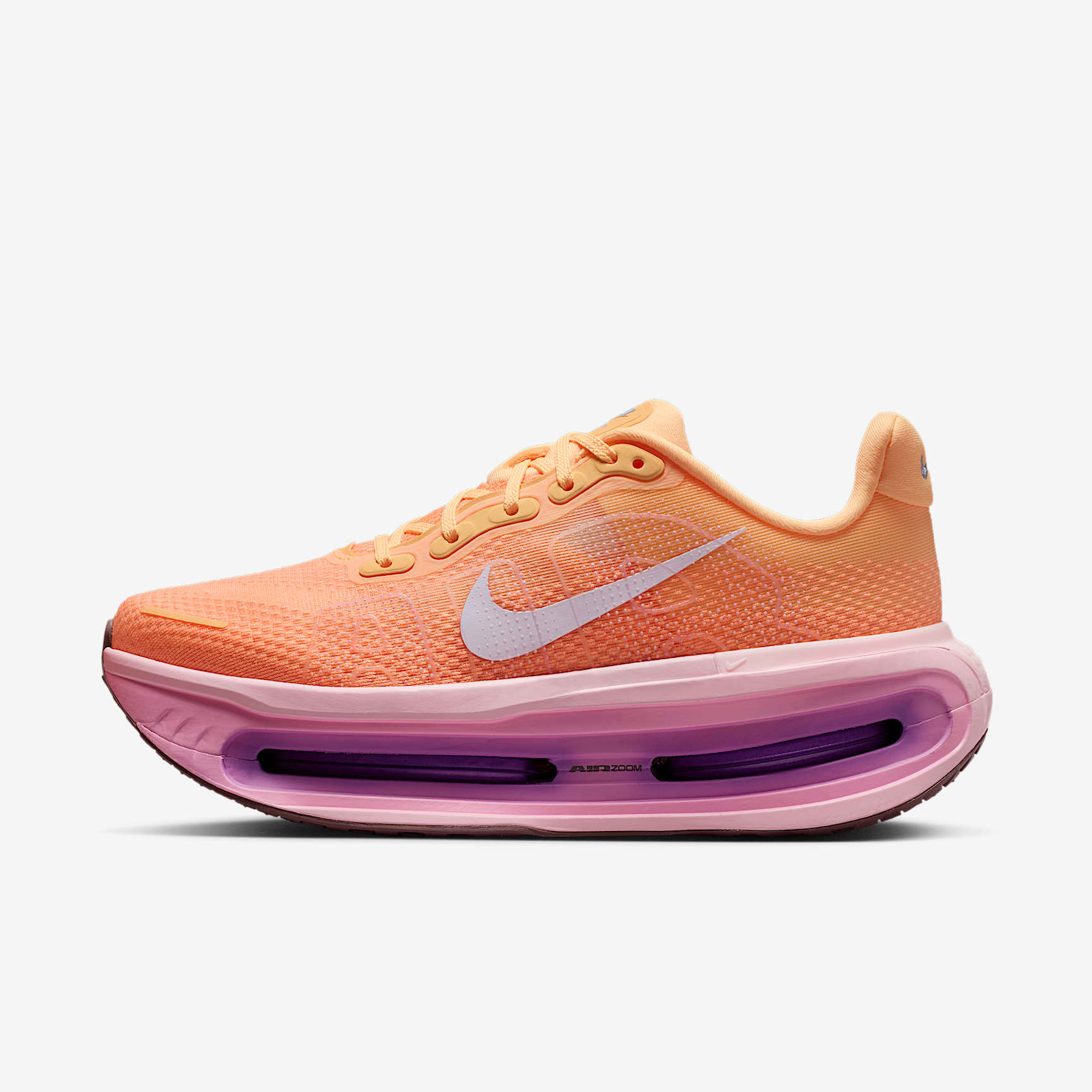 Nike Vomero Premium Straßenlaufschuh (Damen) – Tangerine Tint/Bright Crimson/Pink Foam/Tattoo