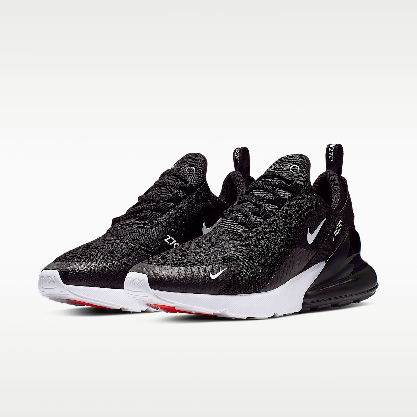 Nike Air Max 270 Herrenschuh – Schwarz/Weiß/Solar Red/Anthracite