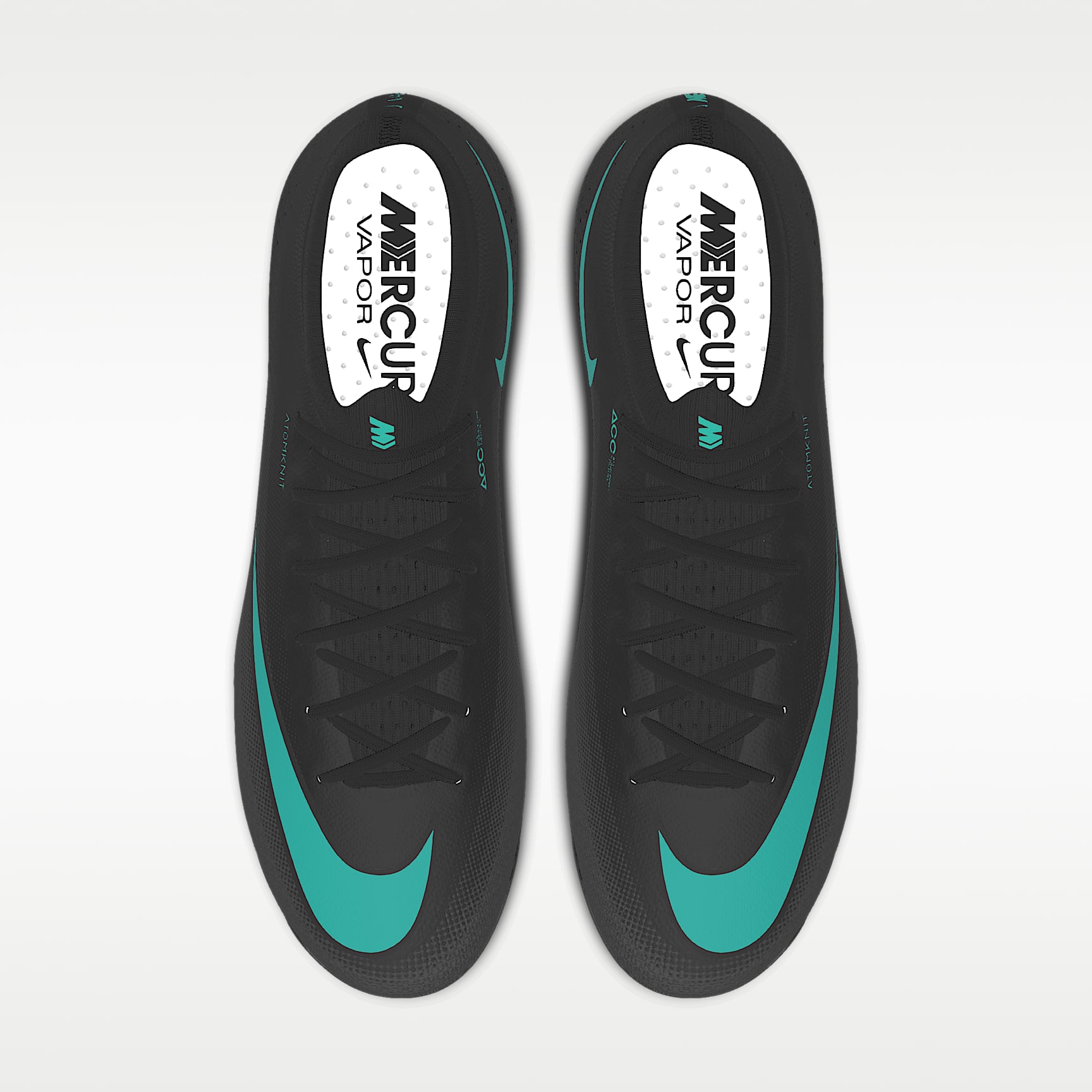 Nike Mercurial Vapor 17 Elite By You personalisierbarer Low-Top-Fußballschuh für Kunstrasen – Weiß/Weiß [9446382639]