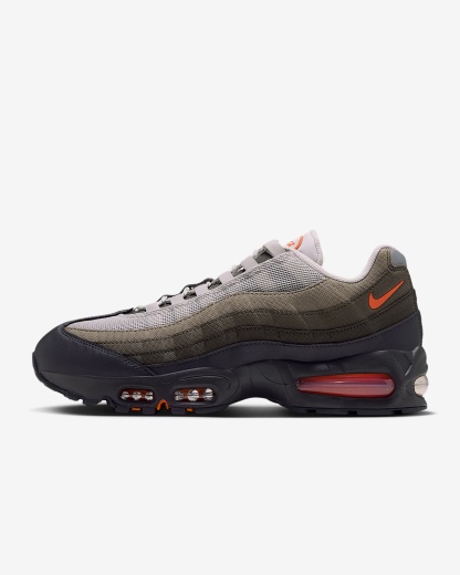 Nike Air Max 95 Big Bubble Schuh (Herren) – Light Bone/Anthracite/Dark Loden/Safety Orange