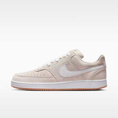 Nike Court Vision Low FL Schuh (Herren) – Light Orewood Brown/Gum Medium Brown/Weiß
