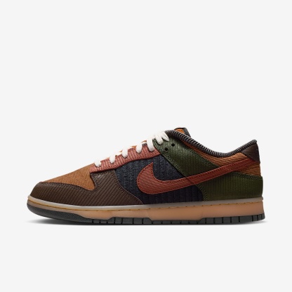 Nike Dunk Low Retro Premium Schuh (Herren) – Light British Tan/Cargo Khaki/Baroque Brown/Cinnamon