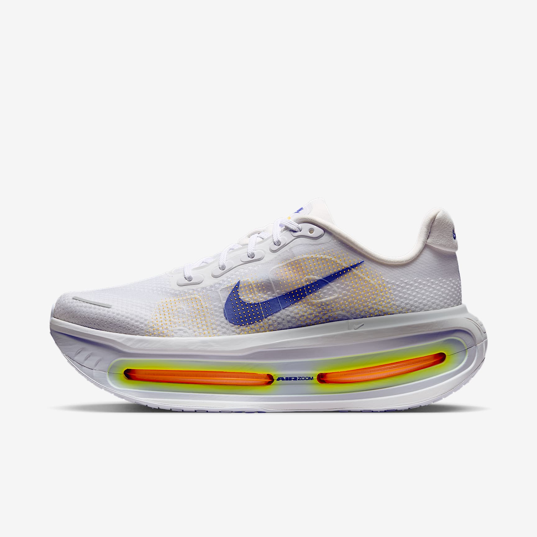 Nike Vomero Premium Straßenlaufschuh (Herren) – Weiß/Total Orange/Laser Orange/Lapis