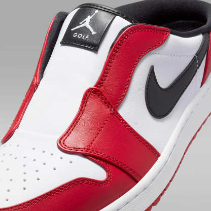 Air Jordan Mule Golfschuh – Weiß/Varsity Red/Schwarz