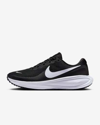 Nike Revolution 8 Straßenlaufschuh (Damen) – Schwarz/Iron Grey/Weiß