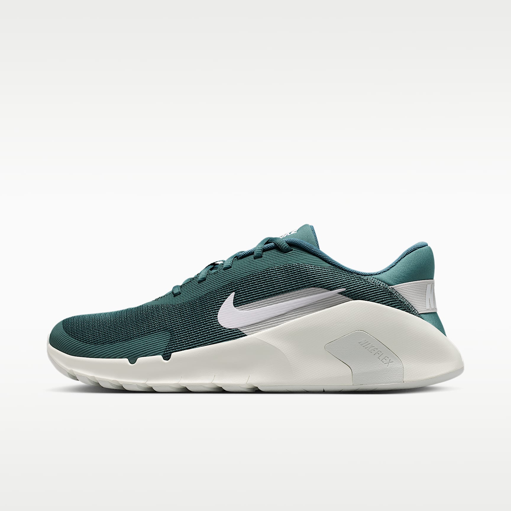 Nike Flex Train Workout-Schuh (Herren) – Mineral Slate/Spruce Aura/Photon Dust/Weiß