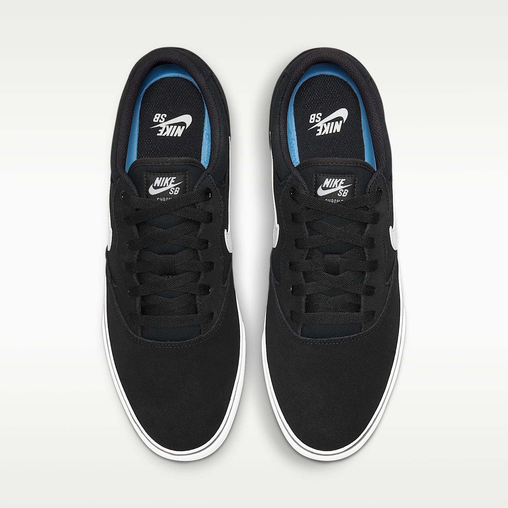 Nike SB Chron 2 Skateboardschuh – Schwarz/Schwarz/Weiß