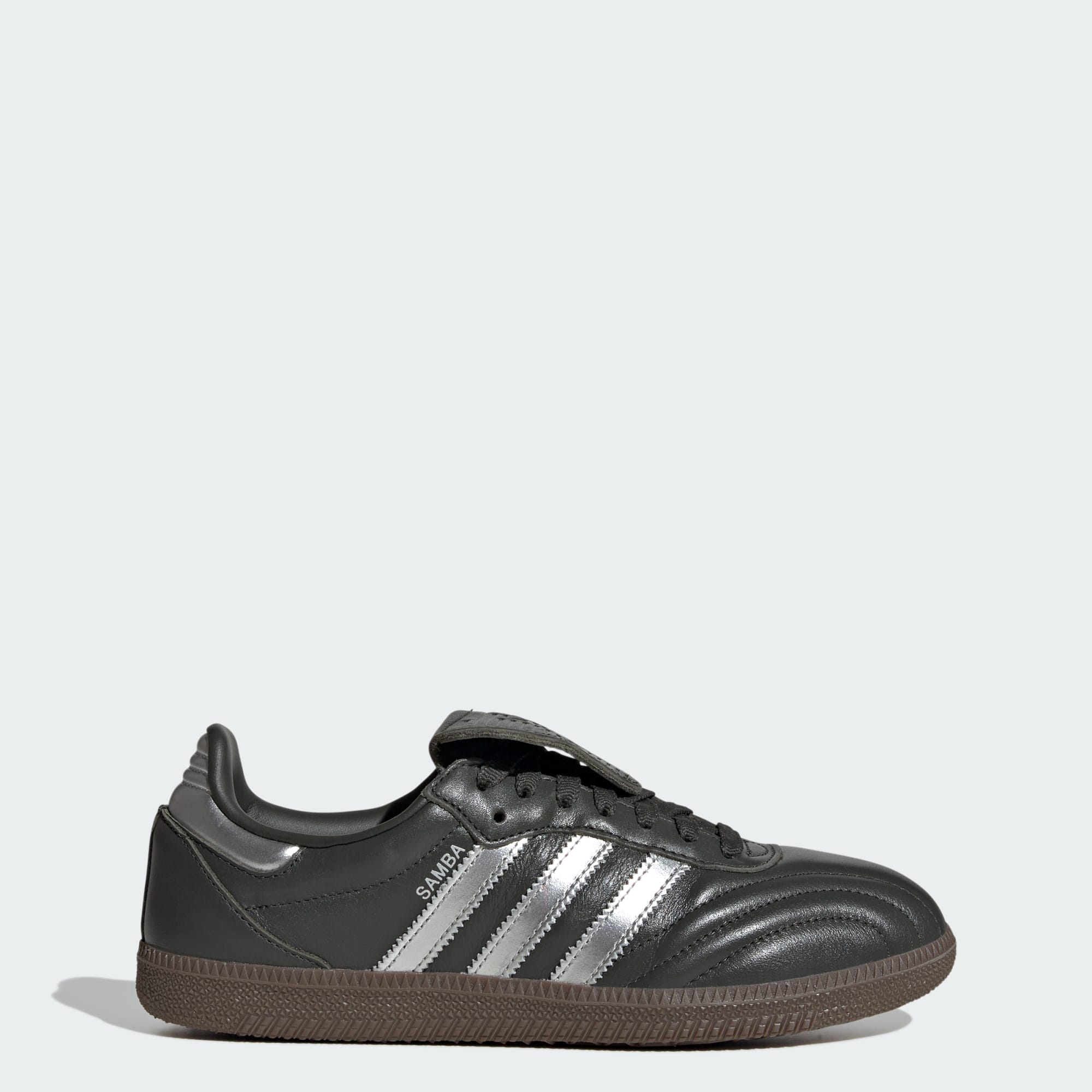 Samba LT Schuh – Legend Earth / Silver Metallic / Gum – JP6144