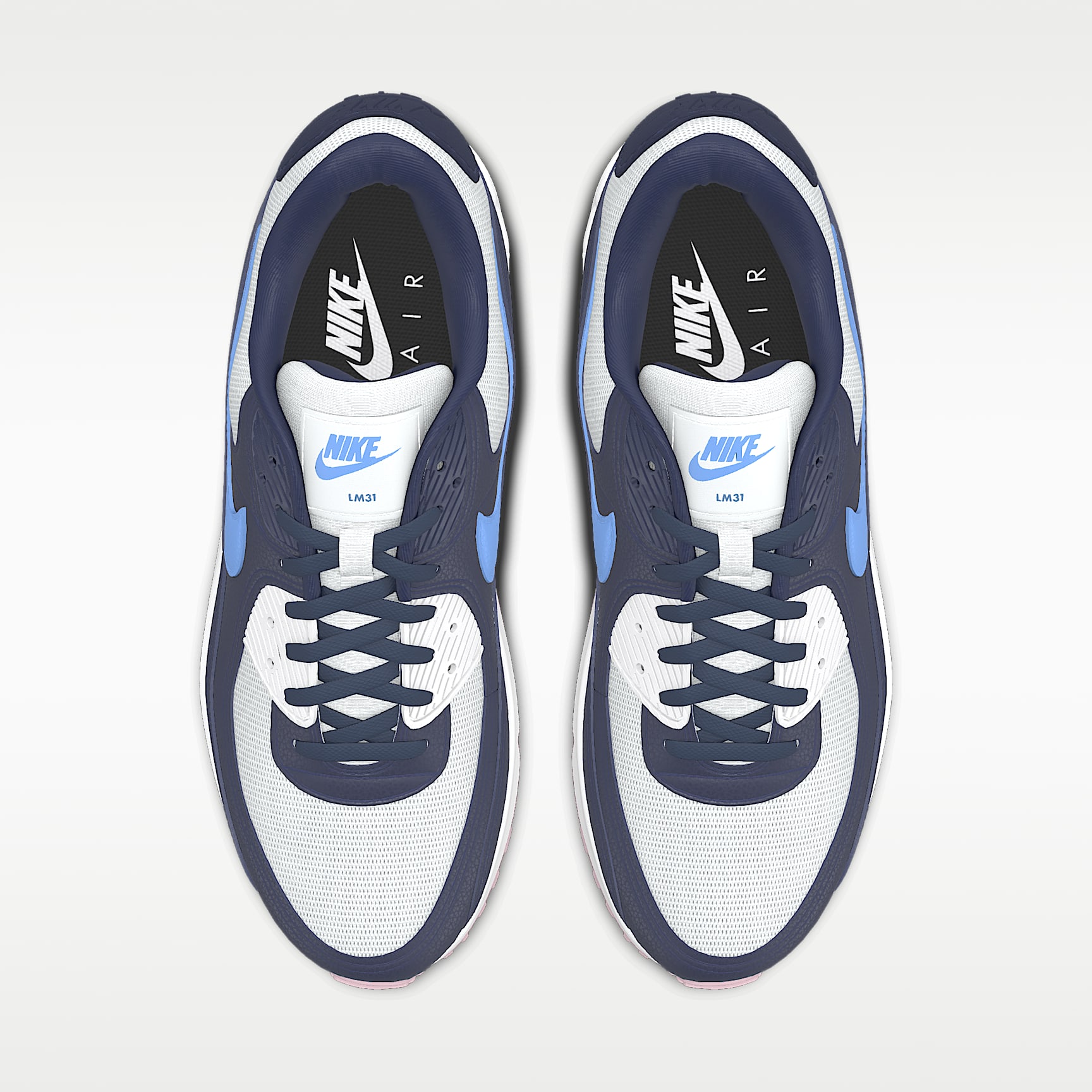 Nike Air Max 90 By You personalisierbarer Schuh (Herren) – Multi-Color/Multi-Color