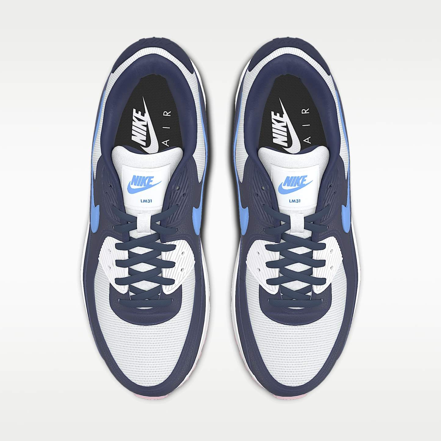 Nike Air Max 90 By You personalisierbarer Schuh (Herren) – Multi-Color/Multi-Color