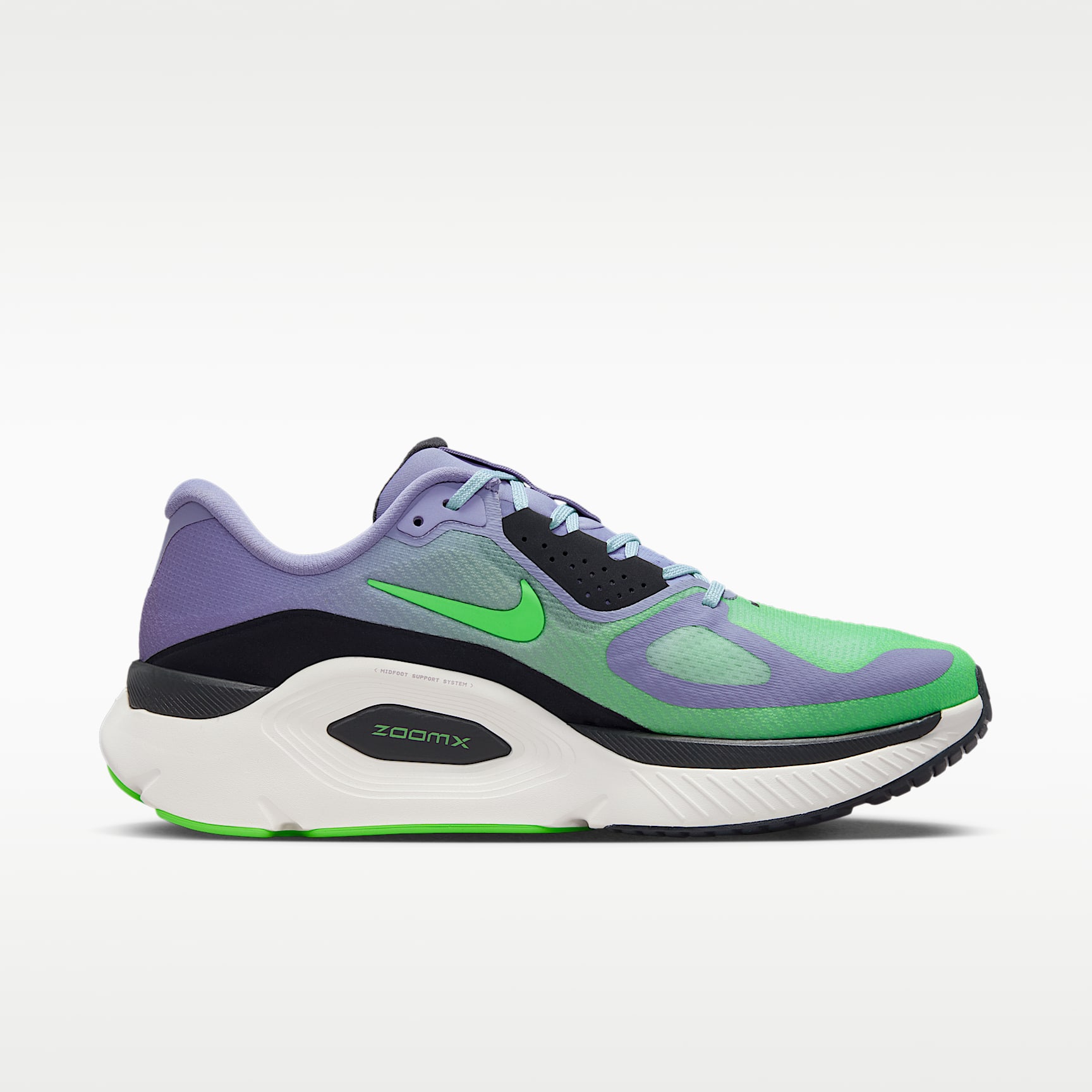 Nike Structure Plus Straßenlaufschuh (Herren) – Iron Purple/Off Noir/Sail/Voltage Green