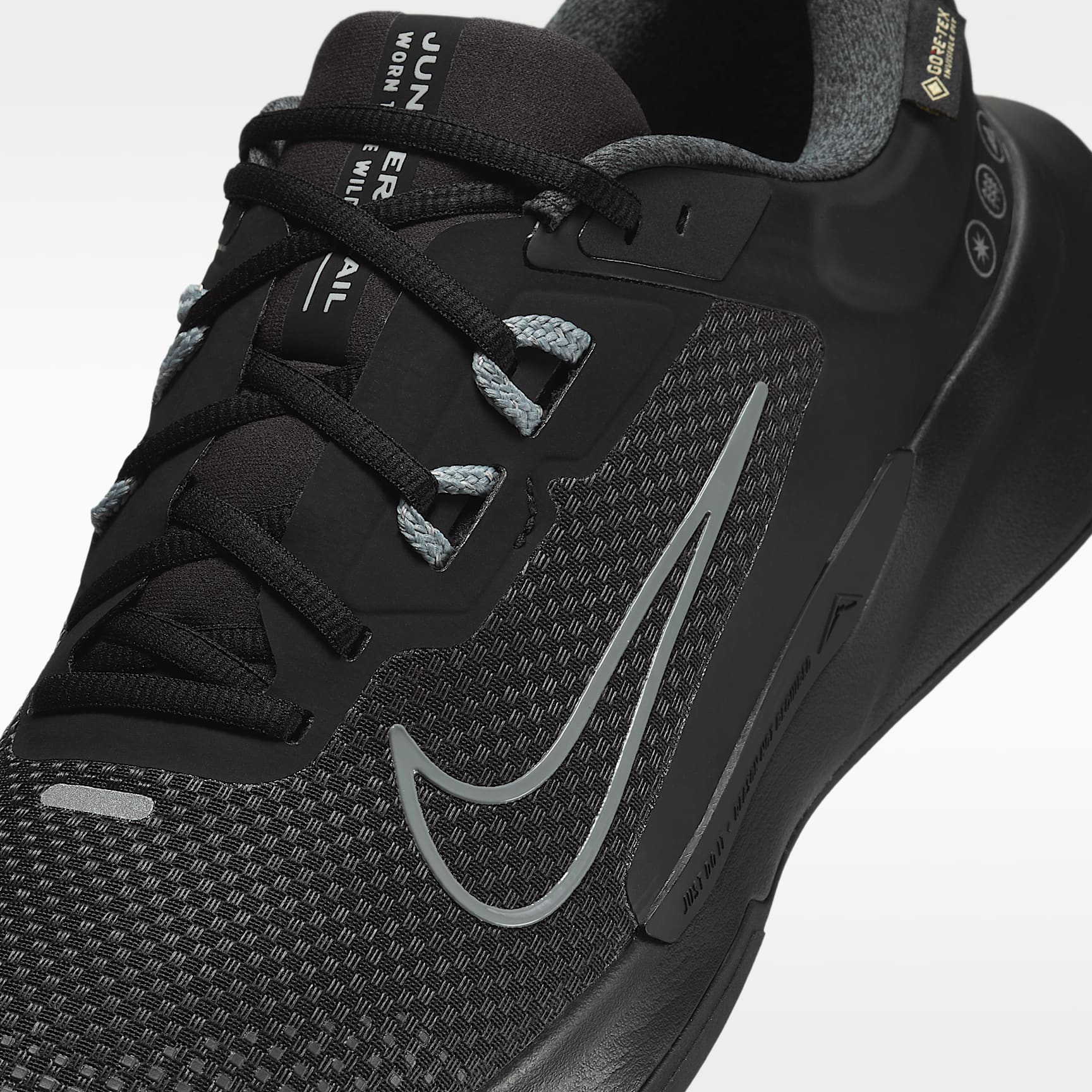 Nike Juniper Trail 2 GORE-TEX wasserdichter Traillaufschuh für Herren – Schwarz/Anthracite/Cool Grey
