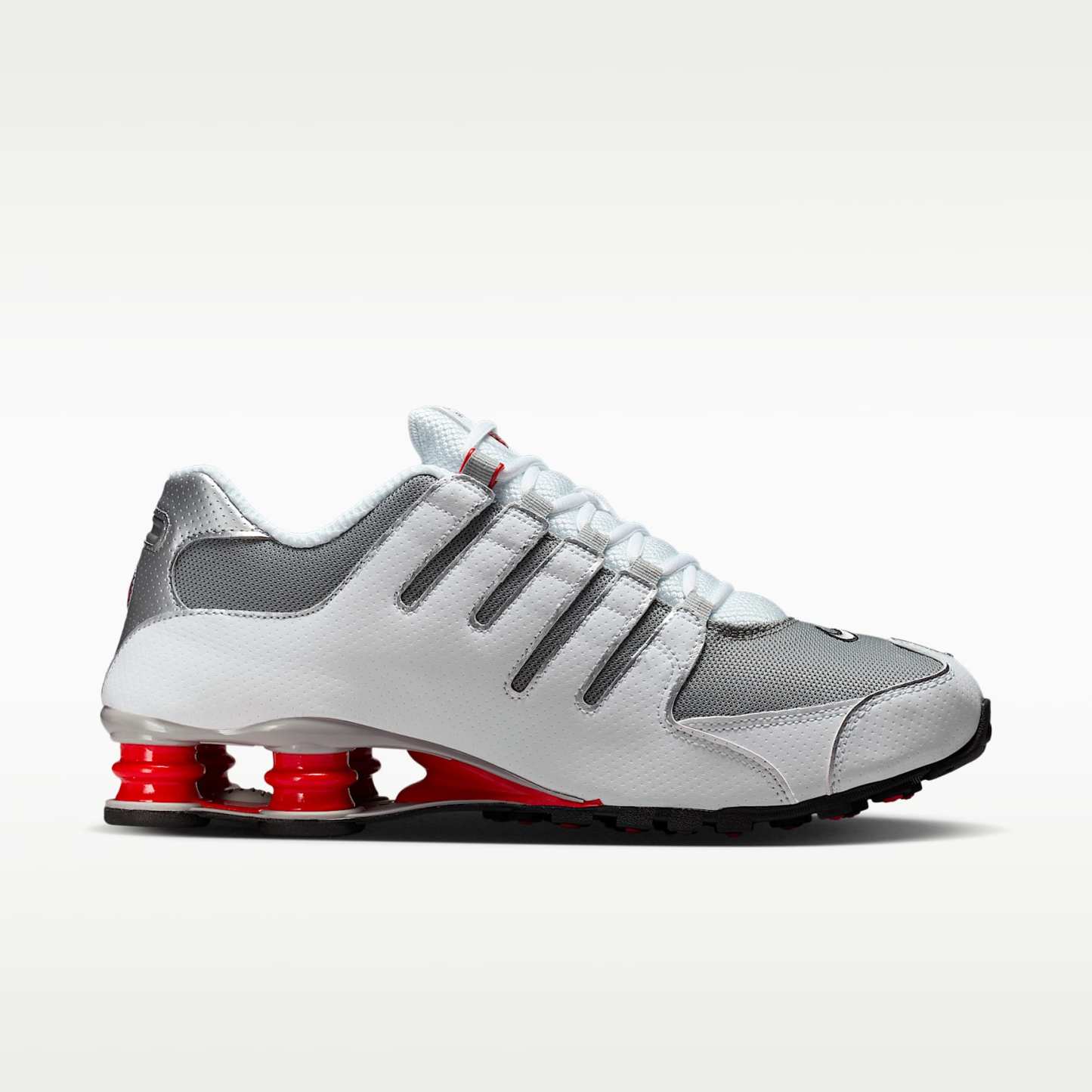 Nike Shox NZ Herrenschuh – Weiß/Sport Red/Cool Grey/Metallic Silver
