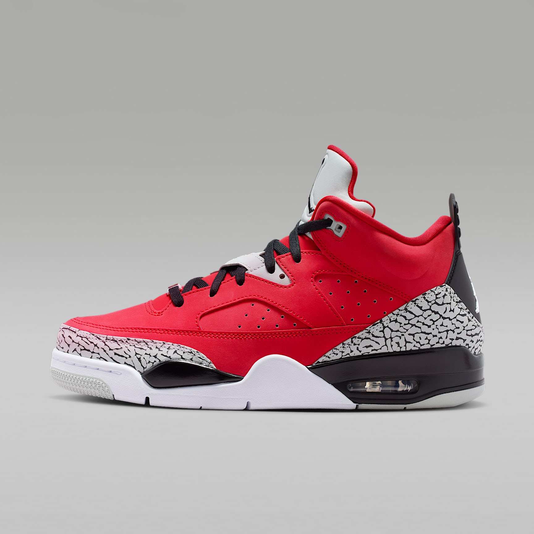 Jordan Son of Mars Low Herrenschuh – Fire Red/Grey Mist/Weiß/Schwarz