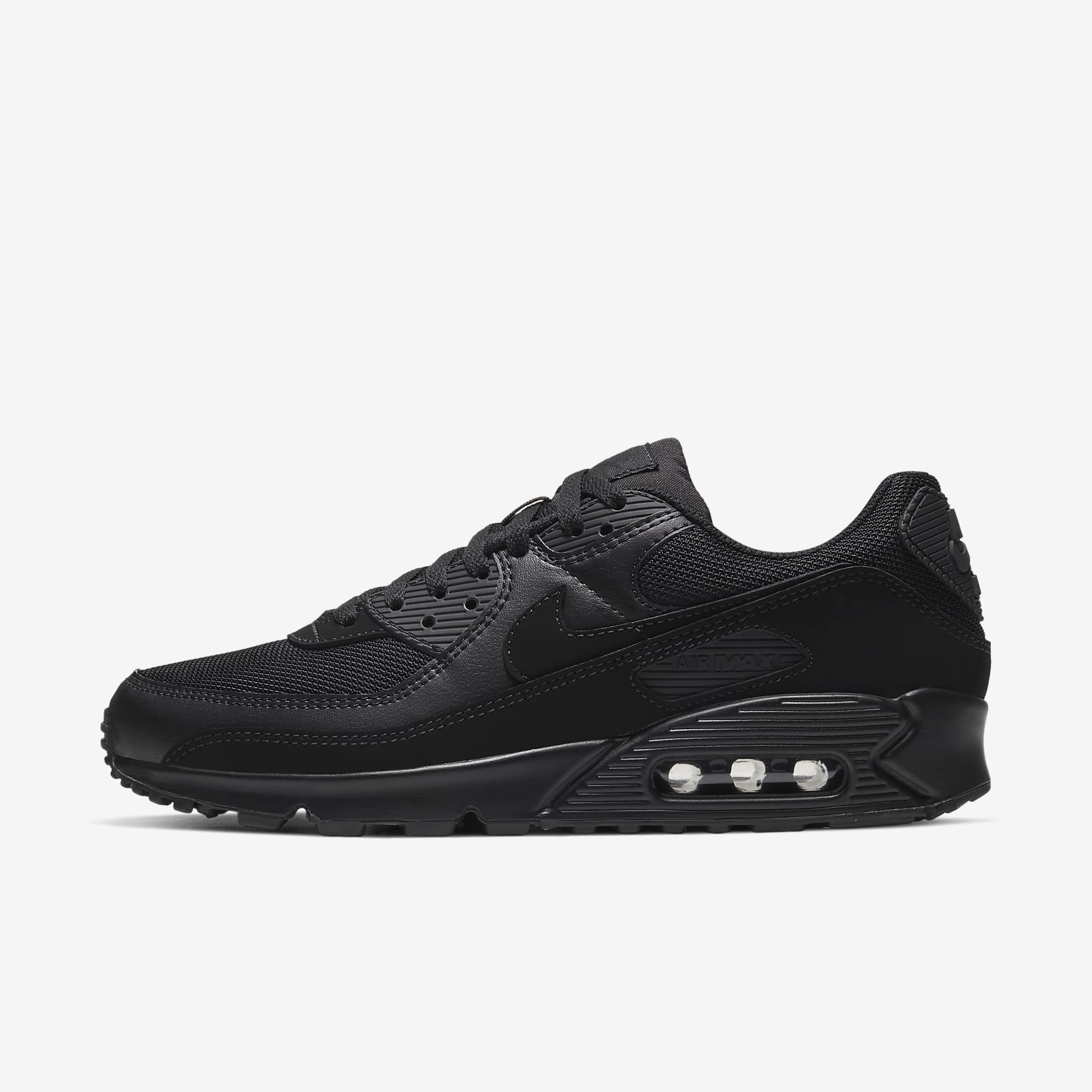 Nike Air Max 90 Herrenschuh – Schwarz/Schwarz/Schwarz/Schwarz