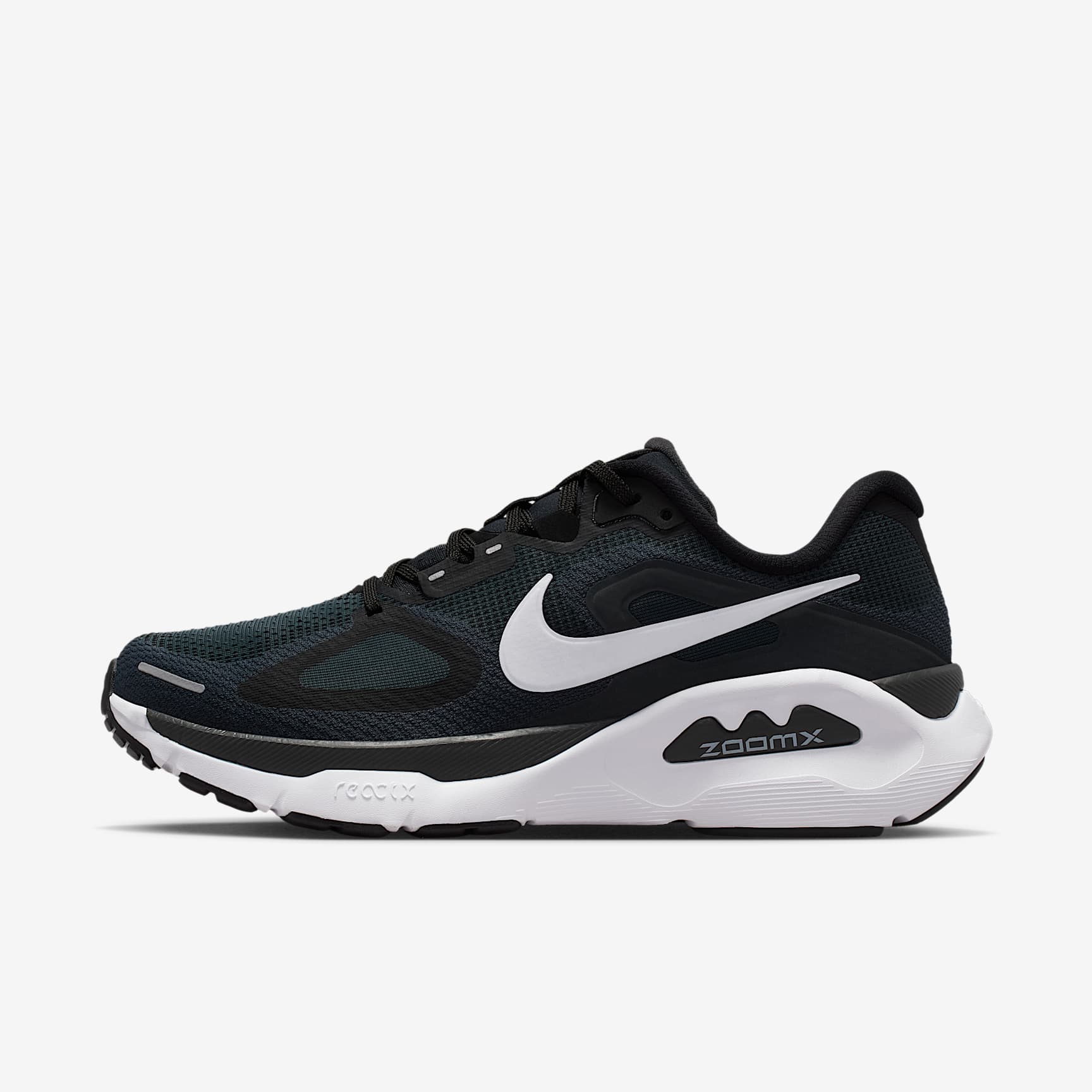 Nike Structure Plus Straßenlaufschuh (Damen) – Schwarz/Anthracite/Weiß