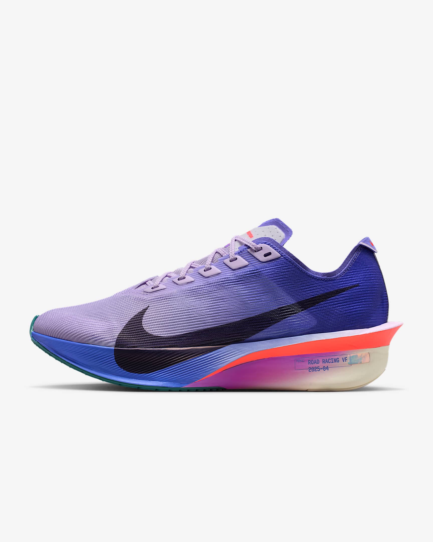 Nike Vaporfly 4 Straßenlaufschuh für Wettkämpfe (Damen) – Violet Mist/Persian Violet/Hot Lava/Purple Dynasty