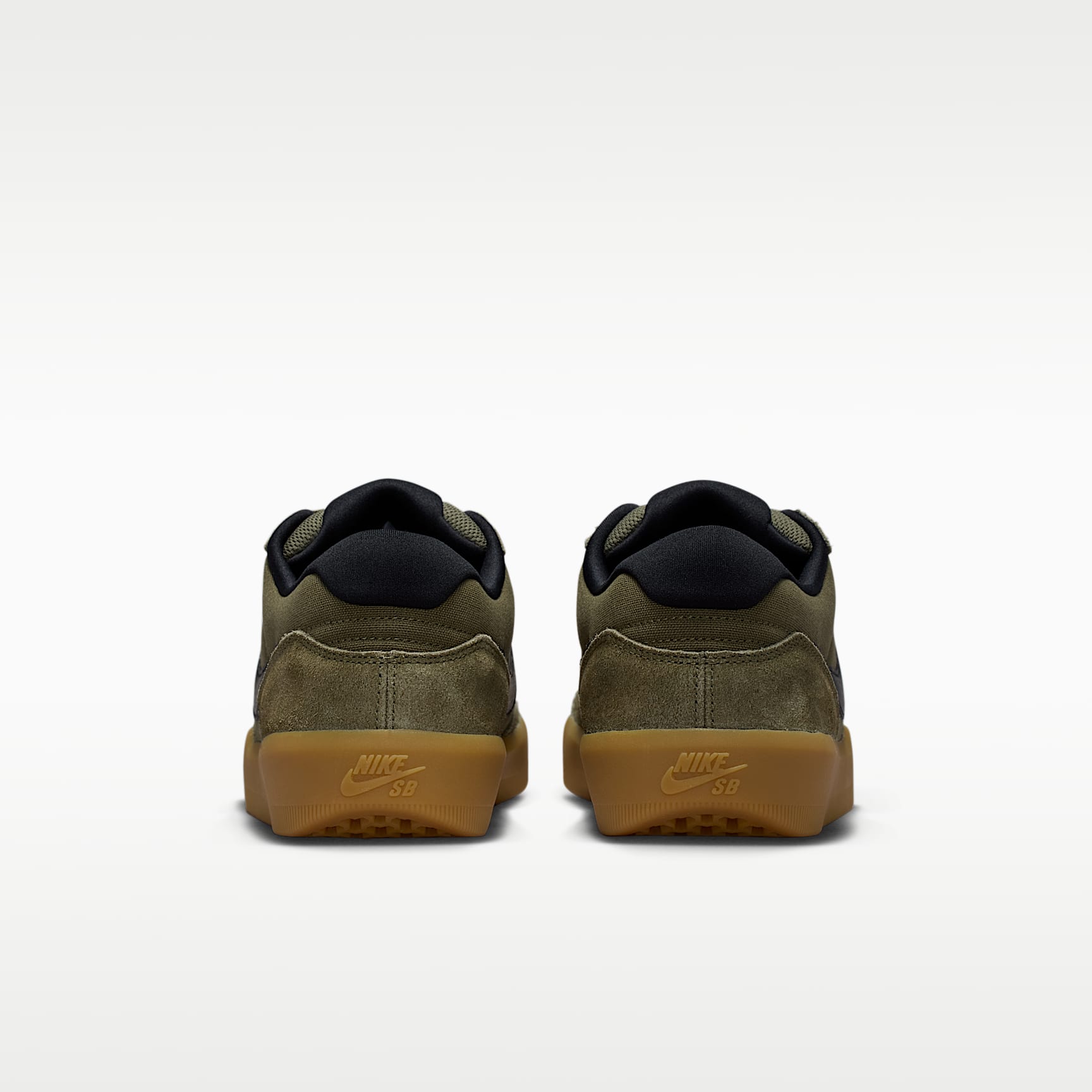 Nike SB Force 58 Skateboardschuh – Medium Olive/Medium Olive/Gum Light Brown/Schwarz