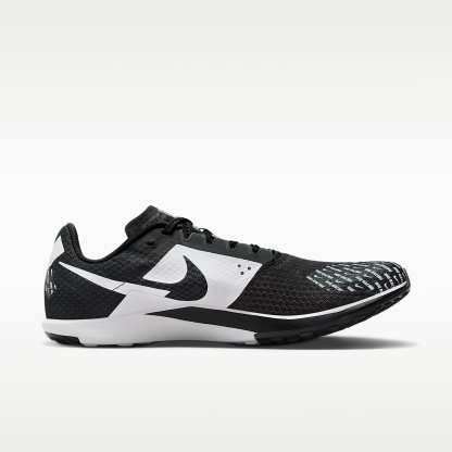Nike Zoom Rival Waffle 6 Straßen- und Cross-Country-Laufschuhe für Wettkämpfe – Schwarz/Dark Smoke Grey/Weiß/Metallic Silver