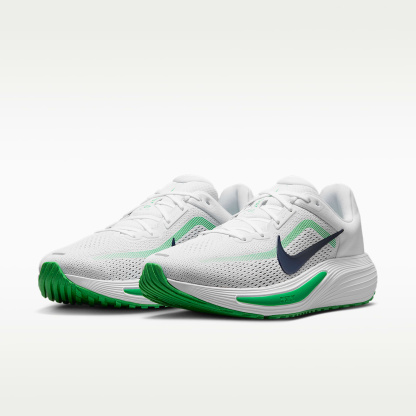 Nike Quest 7 Straßenlaufschuhe (Herren) – Weiß/Green Spark/Midnight Navy