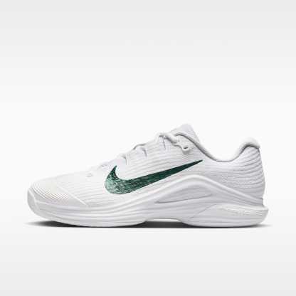 Nike Zoom Vapor 12 PRM Tennisschuh für Hartplätze (Damen) – Weiß/University Gold/University Red/Gorge Green