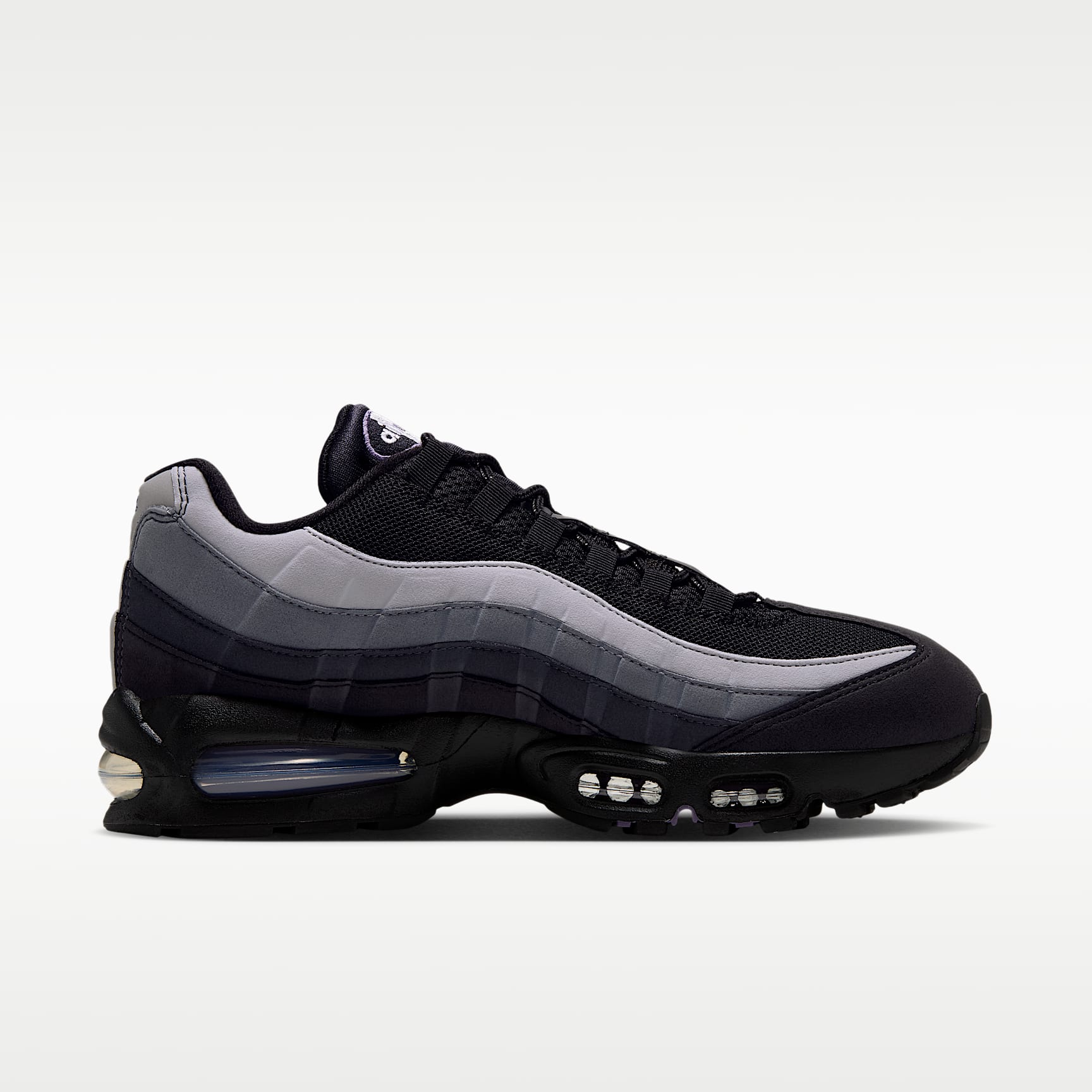 Nike Air Max 95 Big Bubble Premium Herrenschuh – Schwarz/Dark Smoke Grey/Smoke Grey/Canyon Purple