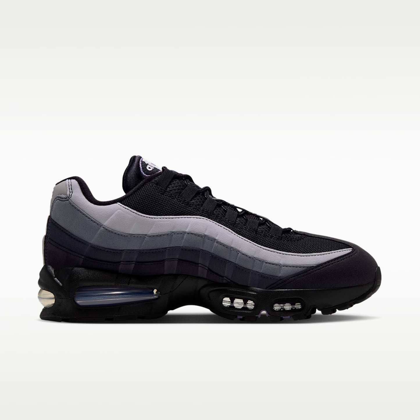 Nike Air Max 95 Big Bubble Premium Herrenschuh – Schwarz/Dark Smoke Grey/Smoke Grey/Canyon Purple