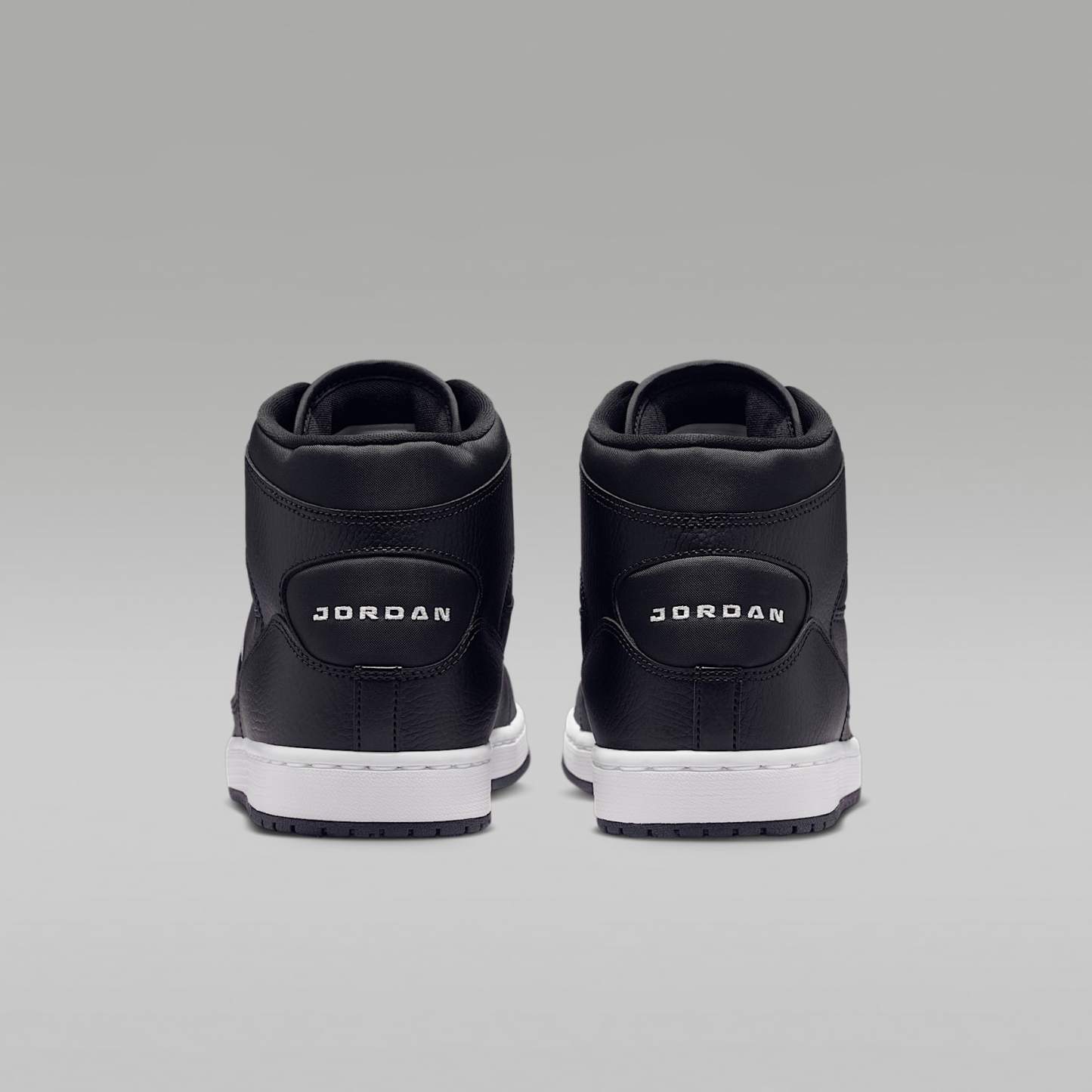 Jordan Court Connect Mid Herrenschuhe – Schwarz/Weiß
