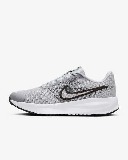 Nike Run Defy Straßenlaufschuh (Herren) – Wolf Grey/Weiß/Iron Grey/Schwarz