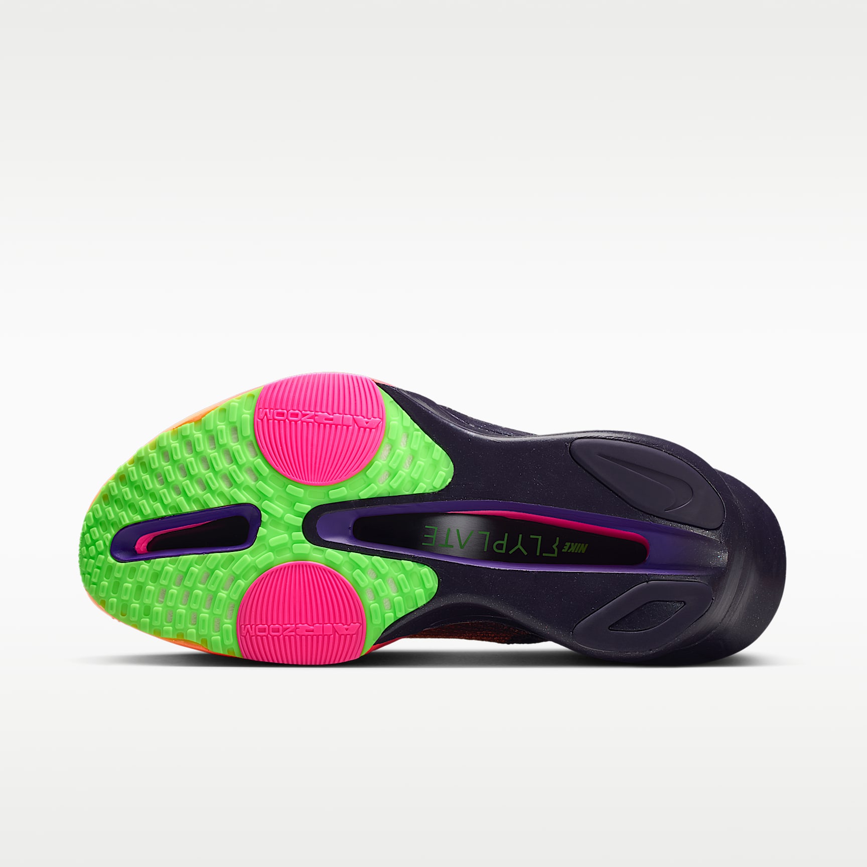 Nike Alphafly 3 Glam Laufschuhe für Straßenwettkämpfe (Damen) – Orange Pulse/Purple Dynasty/Electric Green/Schwarz