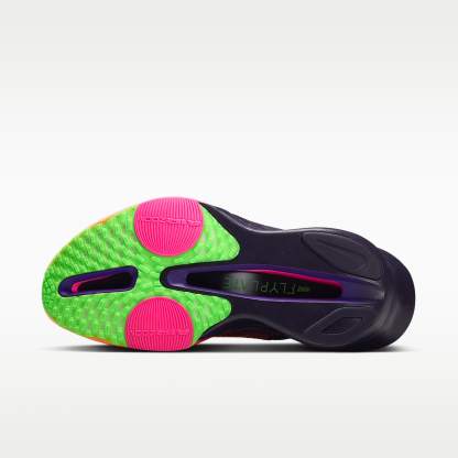 Nike Alphafly 3 Glam Laufschuhe für Straßenwettkämpfe (Damen) – Orange Pulse/Purple Dynasty/Electric Green/Schwarz