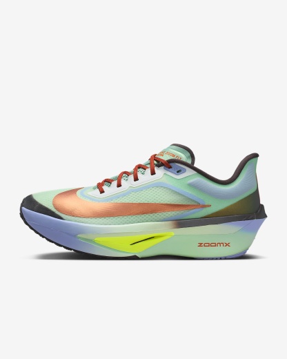 Nike Zoom Fly 6 Straßenlaufschuh für Wettkämpfe (Herren) – Steam/Frosted Spruce/Purple Fade/Rugged Orange