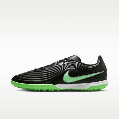 Nike Tiempo Maestro Academy Low-Top-Fußballschuh für Turf – Schwarz/Schwarz/Illusion Green