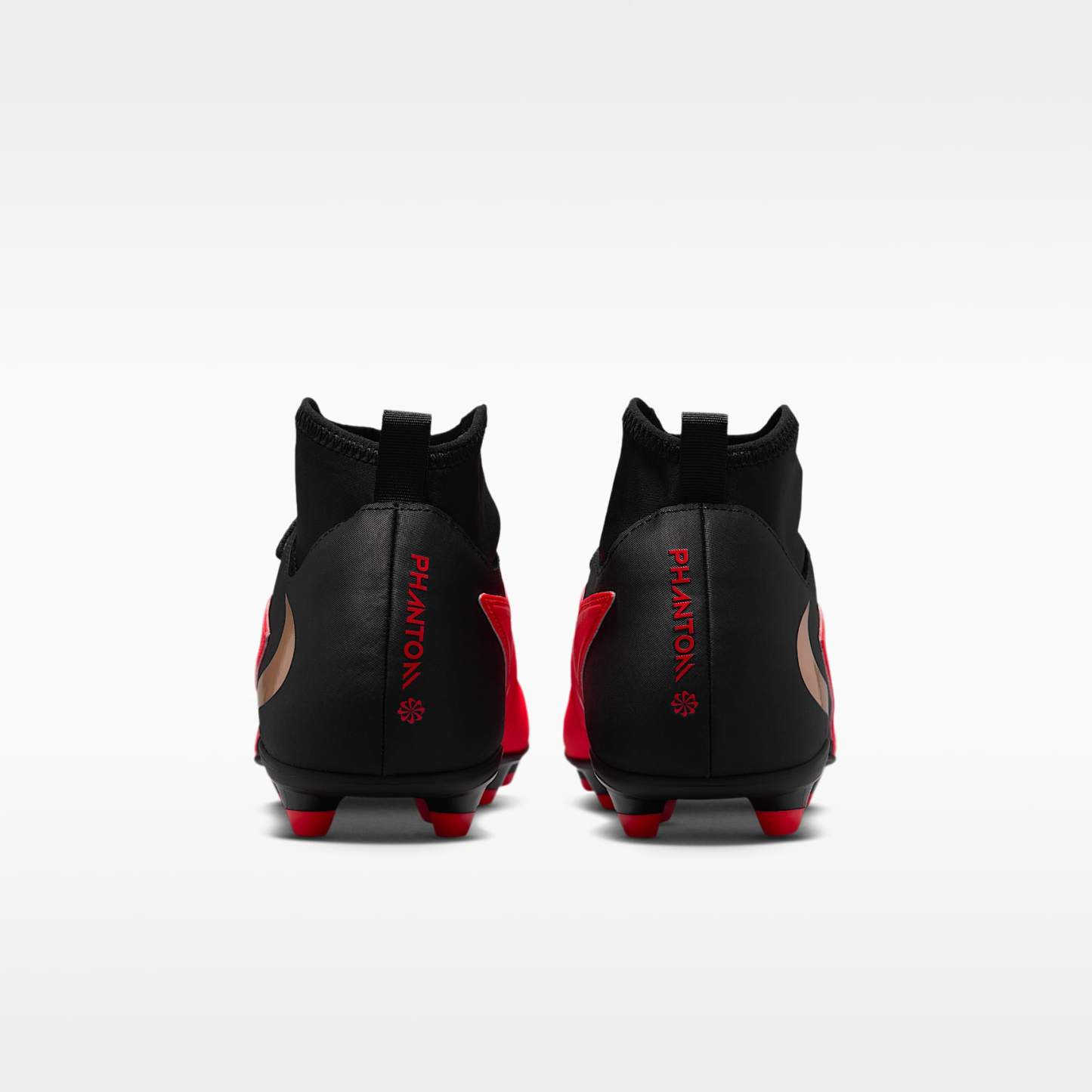 Nike Phantom 6 High Club Fußballschuh für verschiedene Böden – Bright Crimson/Schwarz/Blur