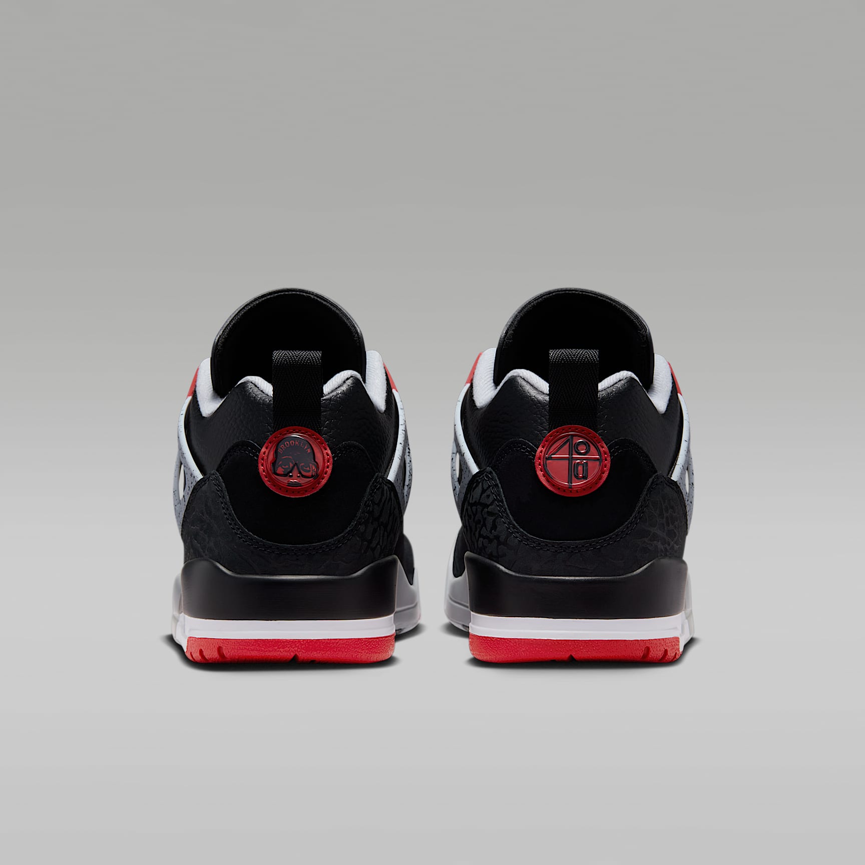Jordan Spizike Low Herrenschuh – Schwarz/Wolf Grey/Weiß/Gym Red