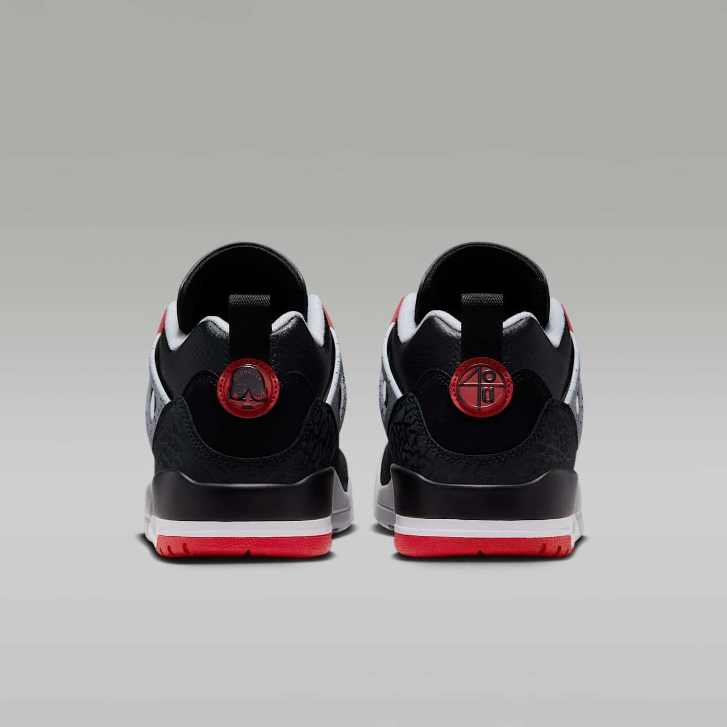 Jordan Spizike Low Herrenschuh – Schwarz/Wolf Grey/Weiß/Gym Red