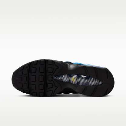 Nike Air Max 95 Big Bubble Schuh (Herren) – Weiß/Schwarz/Reflect Silver/Royal Blue