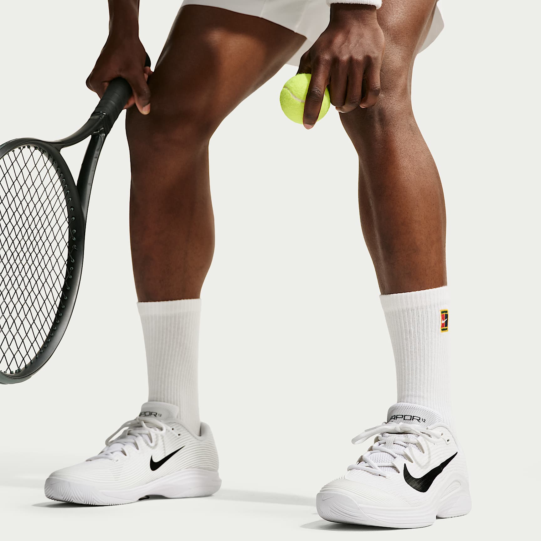 Nike Vapor 12 Tennisschuh für Hartplätze (Herren) – Weiß/Summit White/Schwarz
