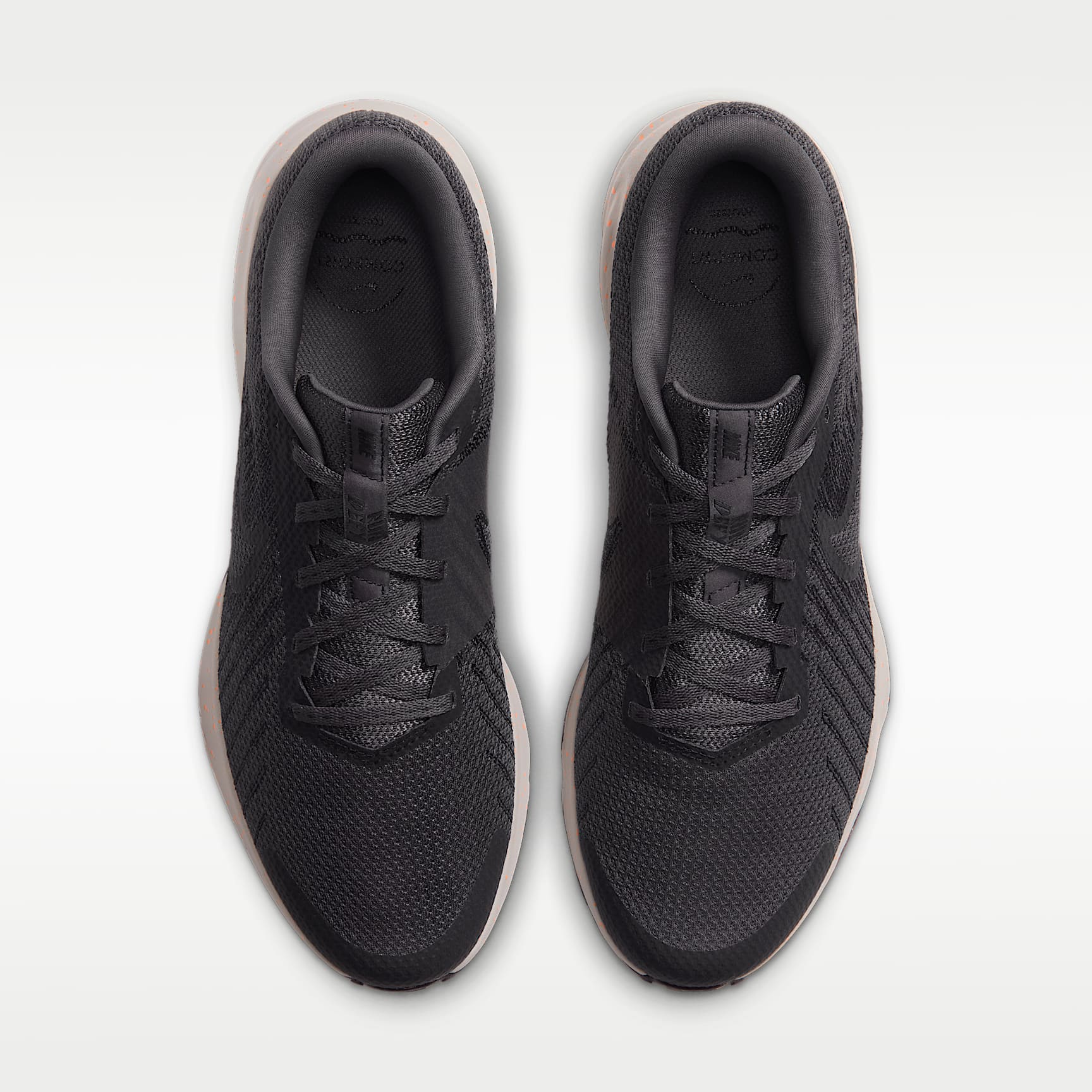 Nike Run Defy Straßenlaufschuh (Herren) – Medium Ash/Off Noir/Cream II/Schwarz