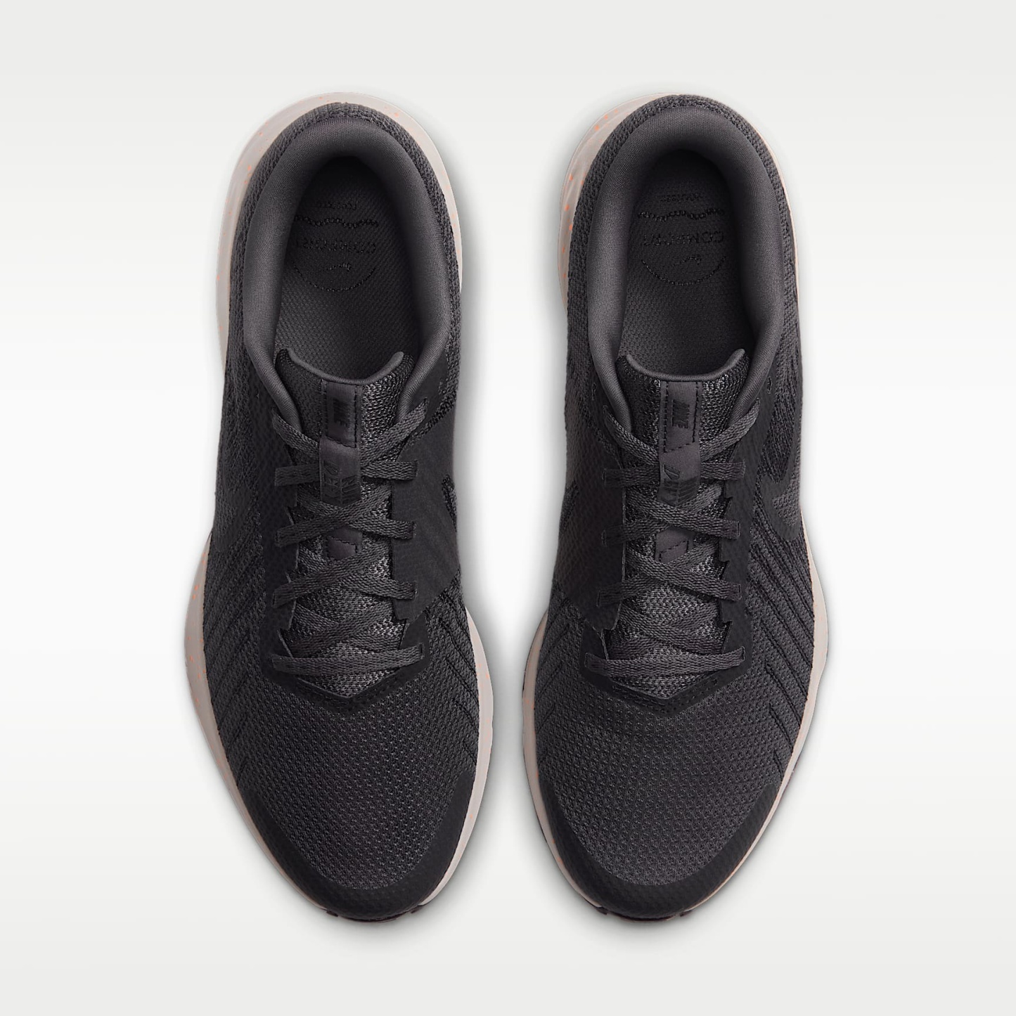 Nike Run Defy Straßenlaufschuh (Herren) – Medium Ash/Off Noir/Cream II/Schwarz