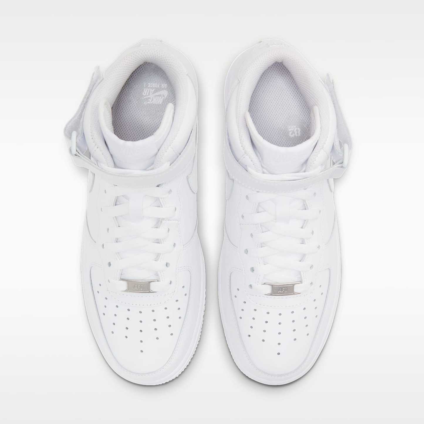 Nike Air Force 1 '07 Mid Damenschuh – Weiß/Weiß/Weiß