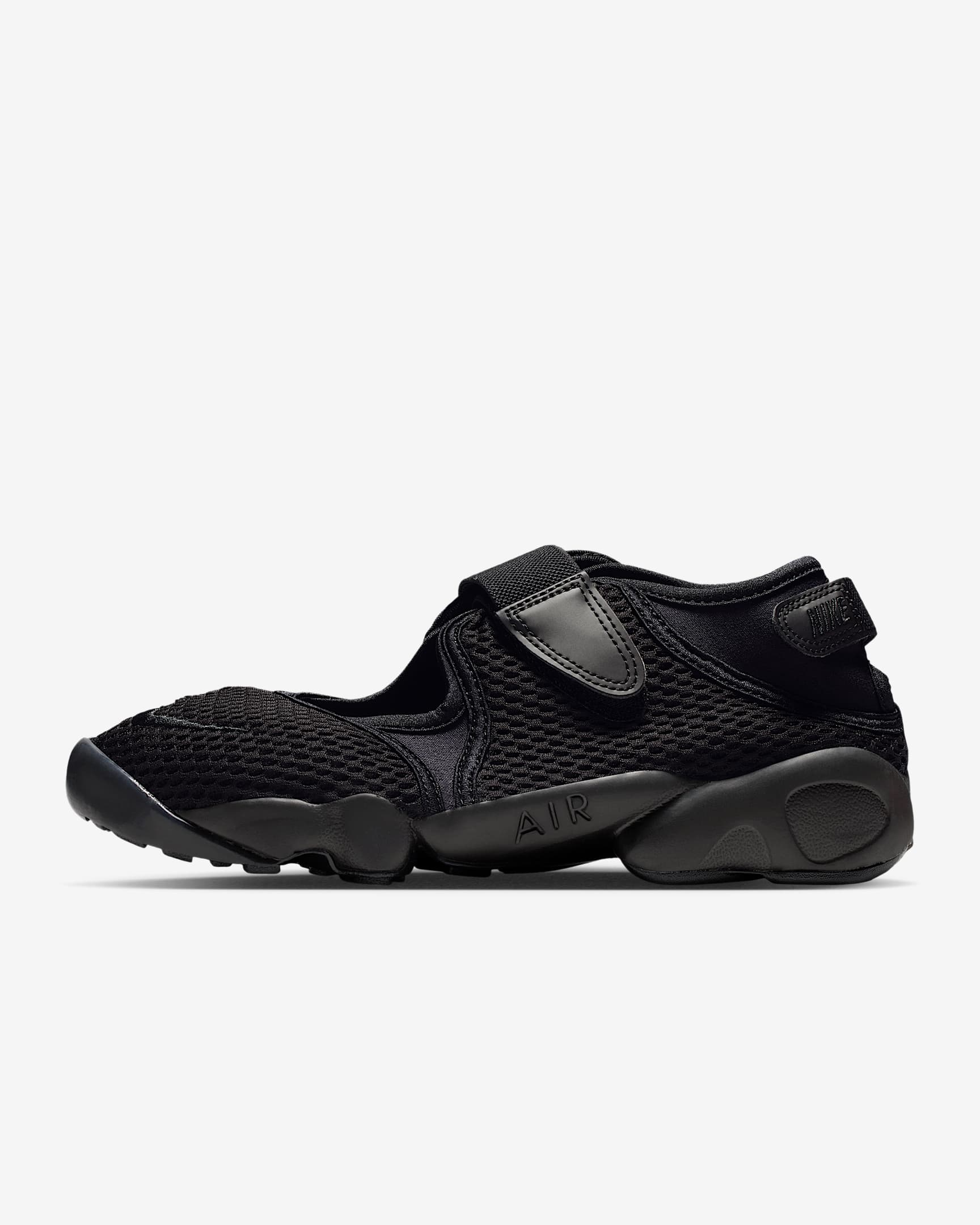 Nike Air Rift Mesh Schuh (Damen) – Schwarz/Weiß/Schwarz