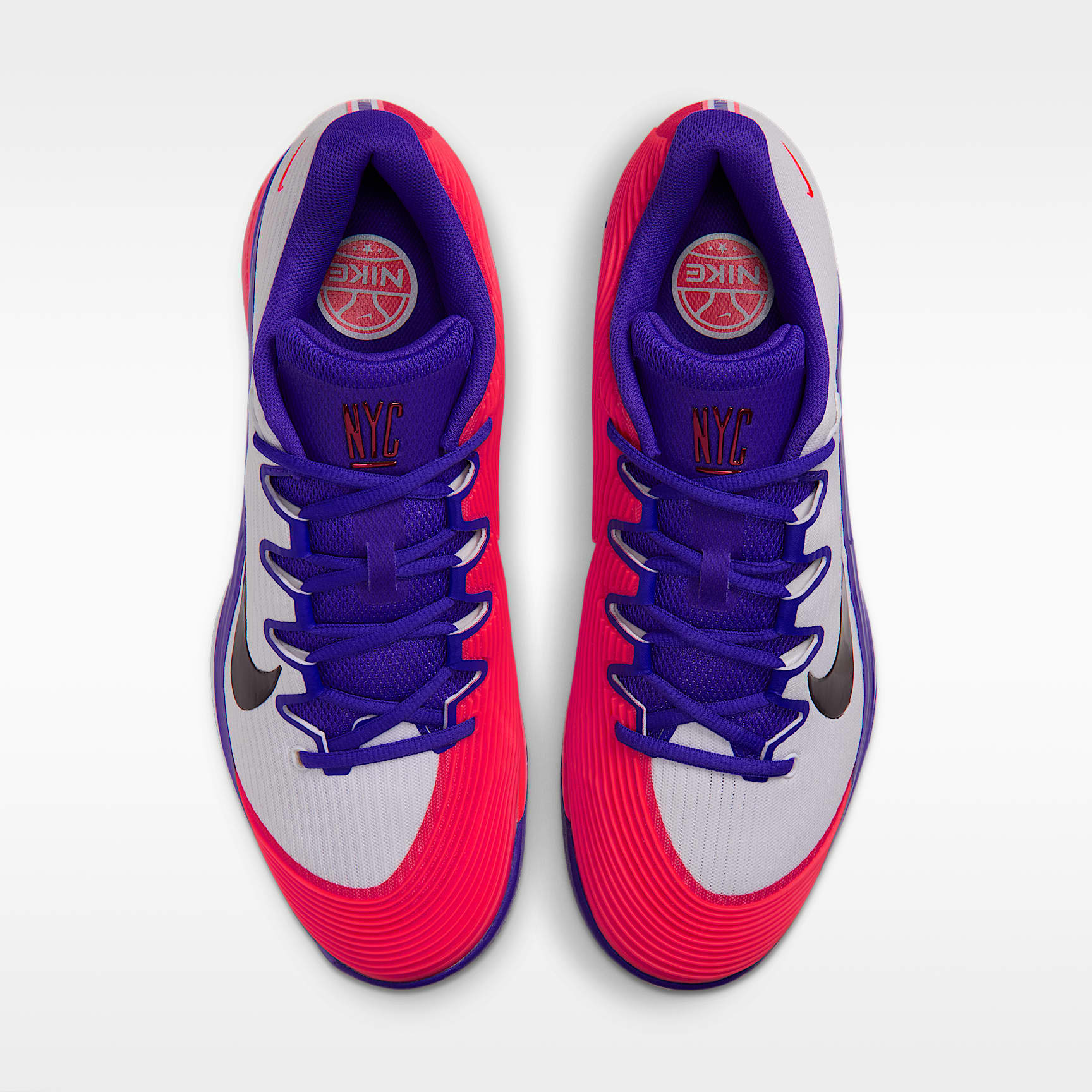 Nike Vapor 12 PRM Tennisschuh für Hartplätze (Herren) – Weiß/Dark Concord/Bright Crimson/Burgundy Ash