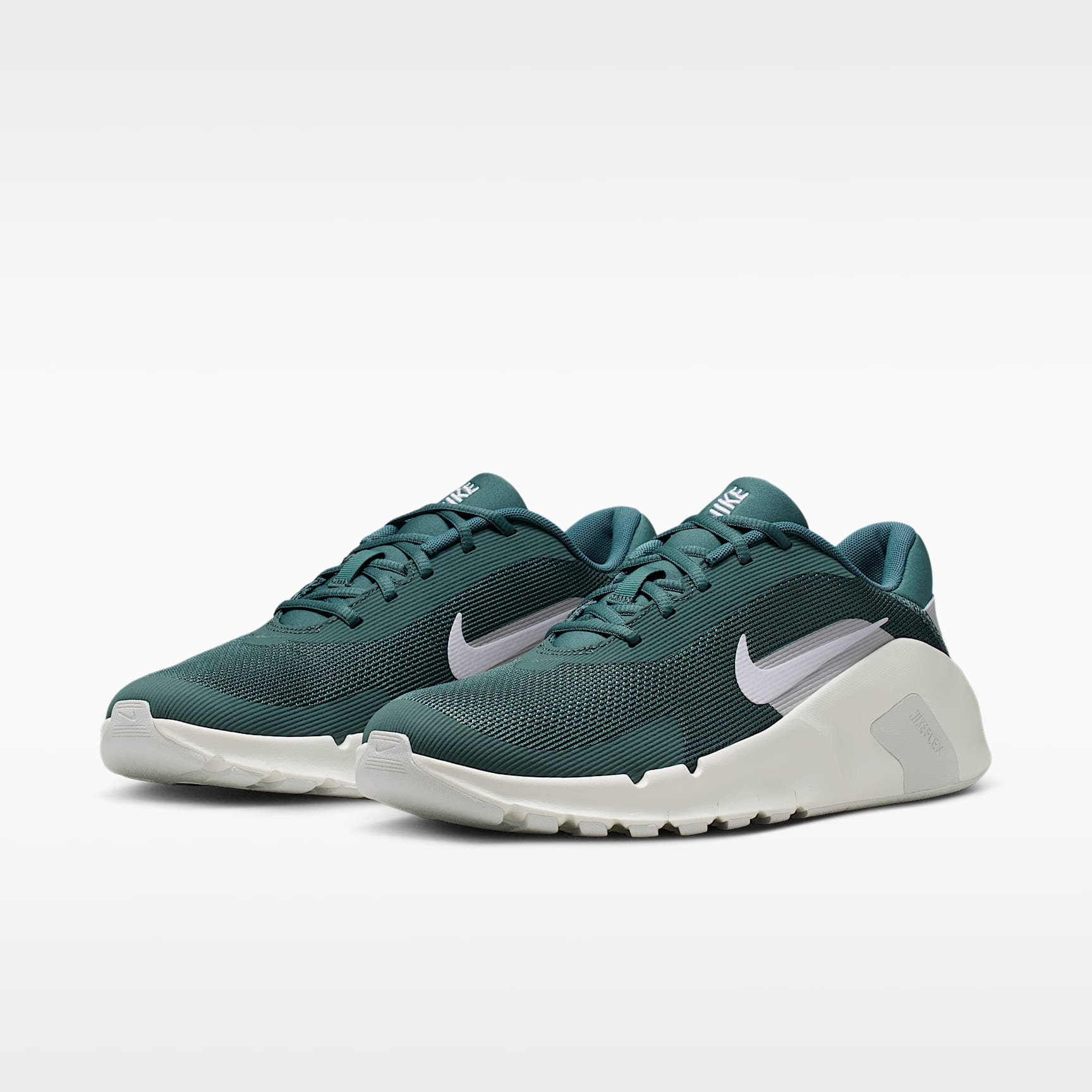 Nike Flex Train Workout-Schuh (Herren) – Mineral Slate/Spruce Aura/Photon Dust/Weiß