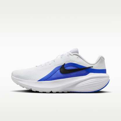 Nike Downshifter 14 Straßenlaufschuh (Herren) – Weiß/Racer Blue/Anthracite/Schwarz