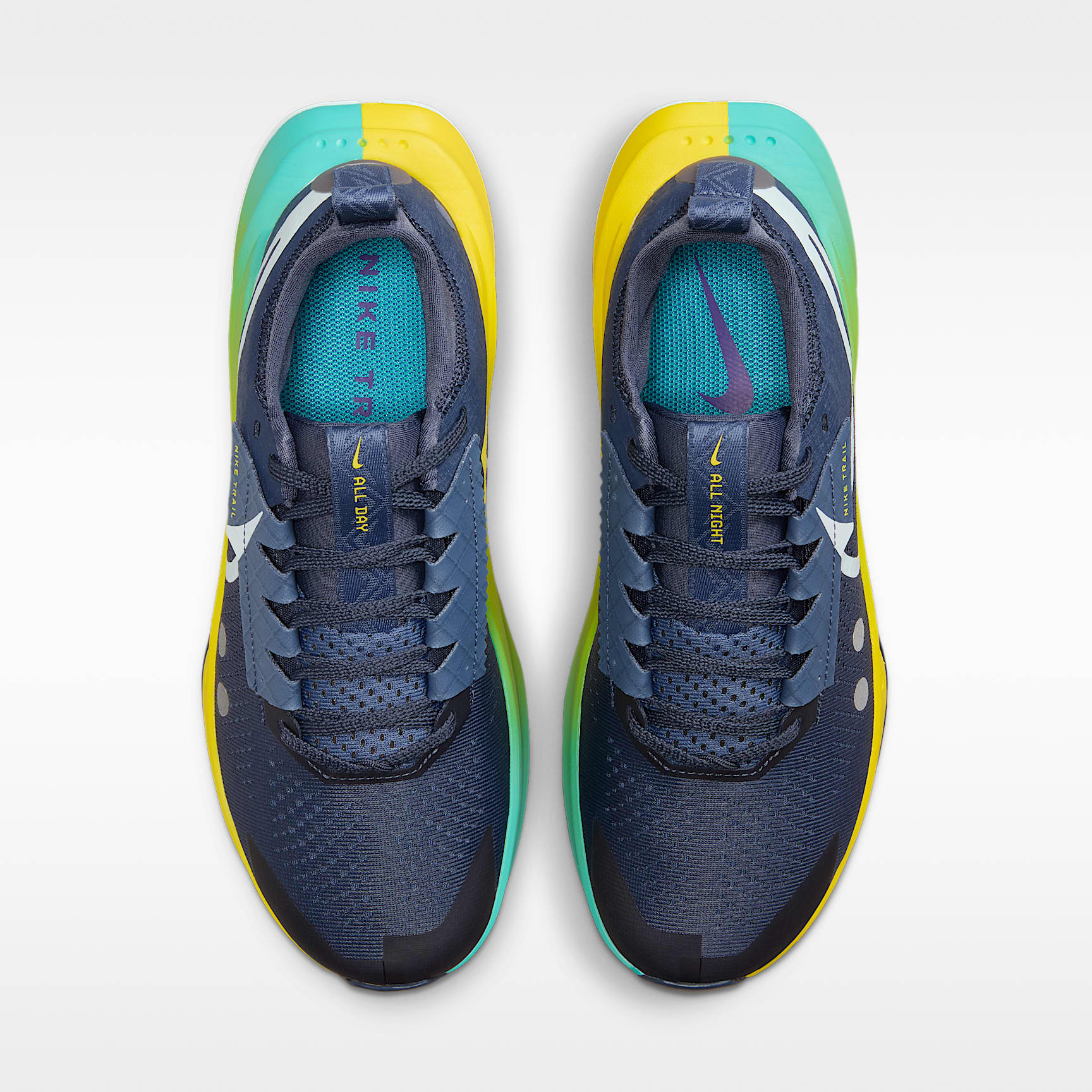 Nike Zegama 2 Traillaufschuh (Damen) – Thunder Blue/Diffused Blue/Opti Yellow/Glacier Blue